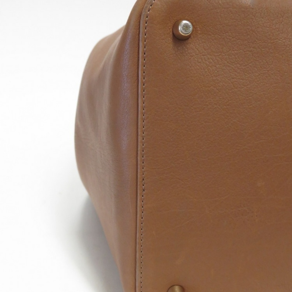 Nina Ricci Bag Faust Brown Leather Large Tote - Picture 5 of 8